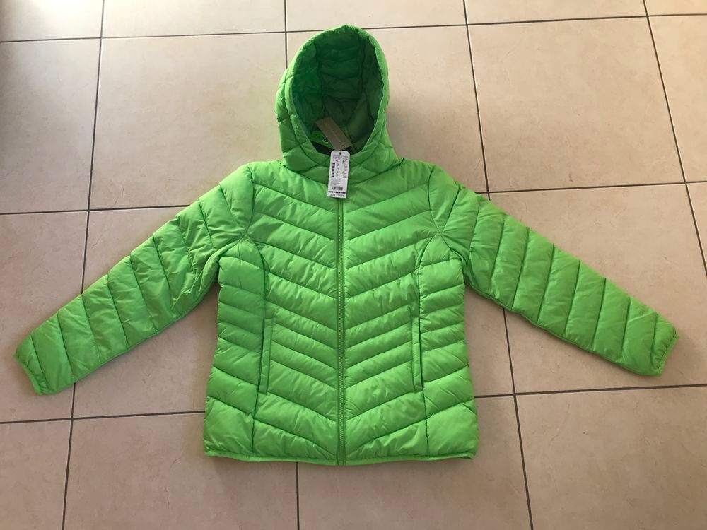 Doudoune Tom Tailor avec capuche - Taille XL - Vert - Neuve Vêtements