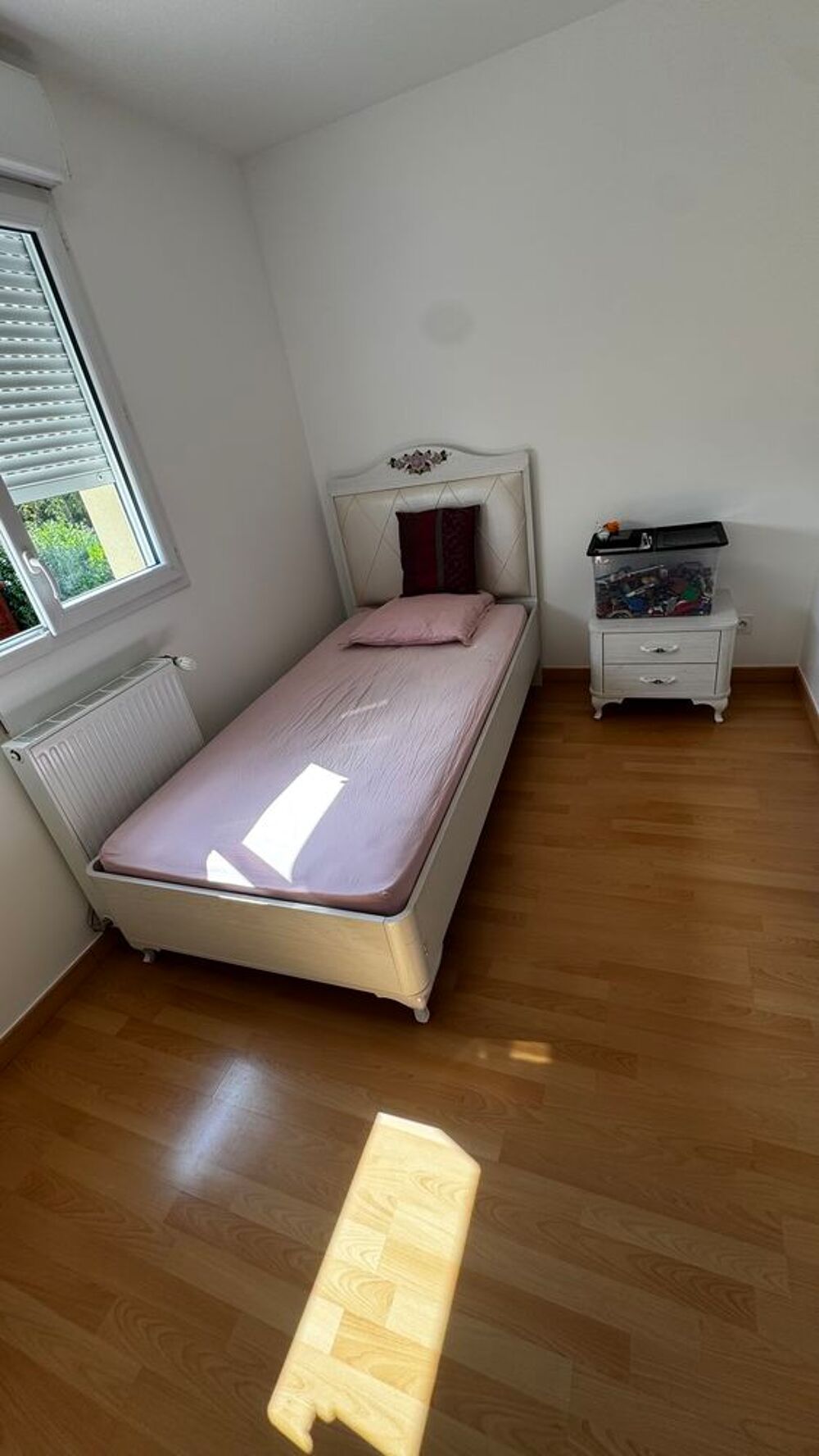 Ensemble chambre fille (Lit, Armoire, Commode, Chevet) Mobilier enfants