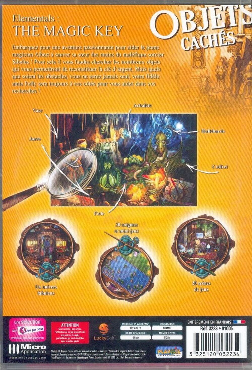 Jeux PC ? objets cach&eacute; ? the magic key
Consoles et jeux vid�os