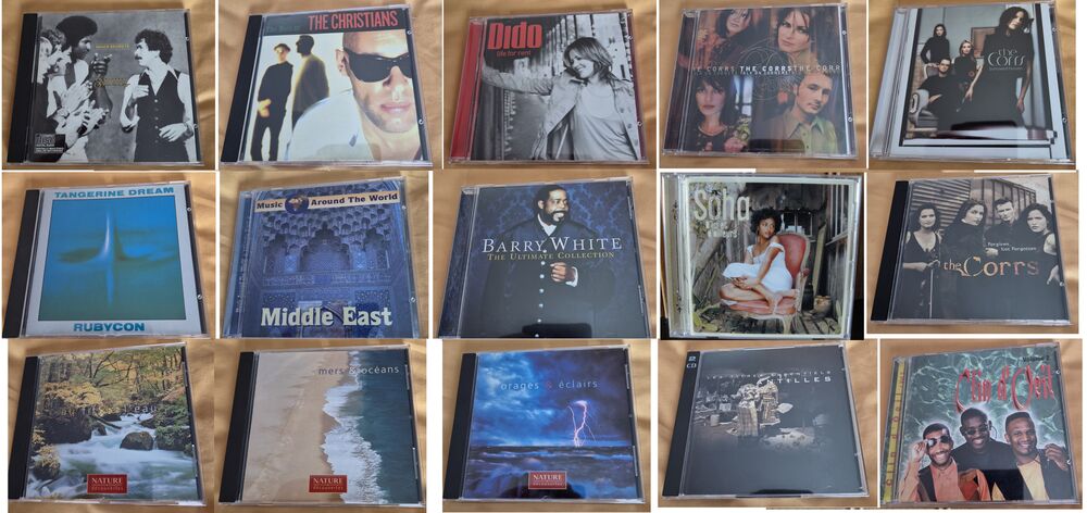 CD vari&eacute;s CD et vinyles