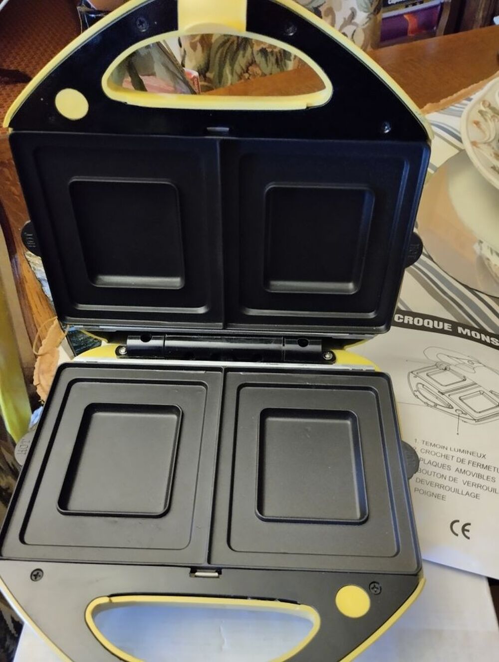 appareil cuisson croque monsieur Electroménager
