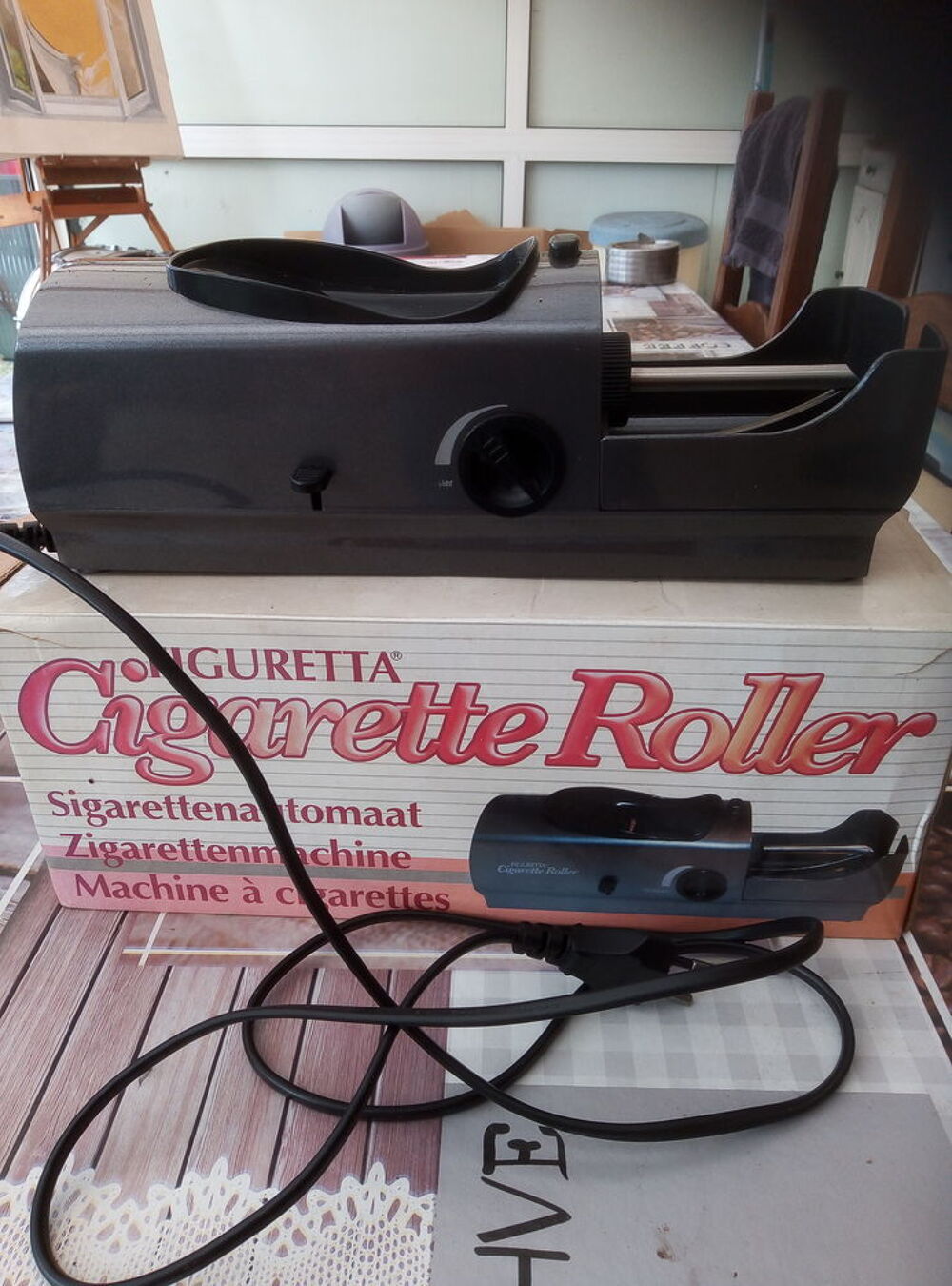 machine &agrave; cigarettes &eacute;lectrique Figuretta Cigarette Roller Bricolage