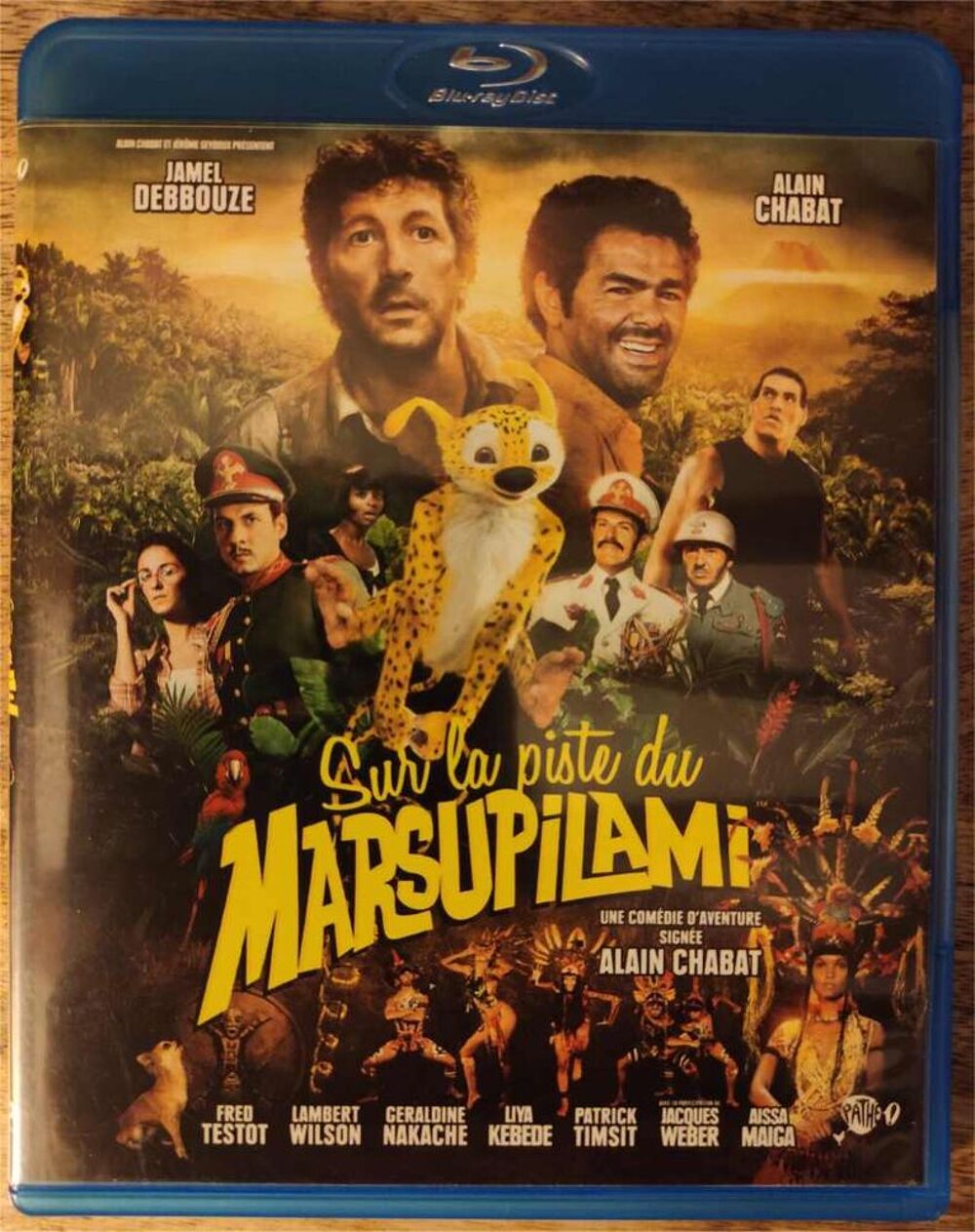 Sur la piste du Marsupilami Blu-Ray DVD et blu-ray