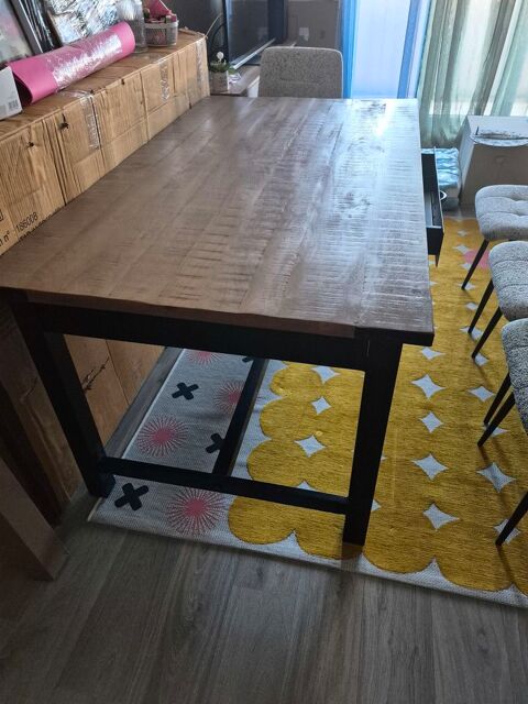 Table � manger manguier et m�tal L160 ALFRED Maisons du mond 315 Bourgoin-Jallieu (38)