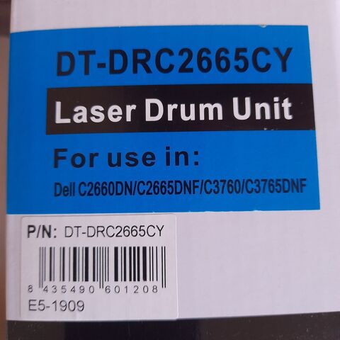 cartouche pour tambour Cyan pour imprimante laser Dell 50 Houchin (62)