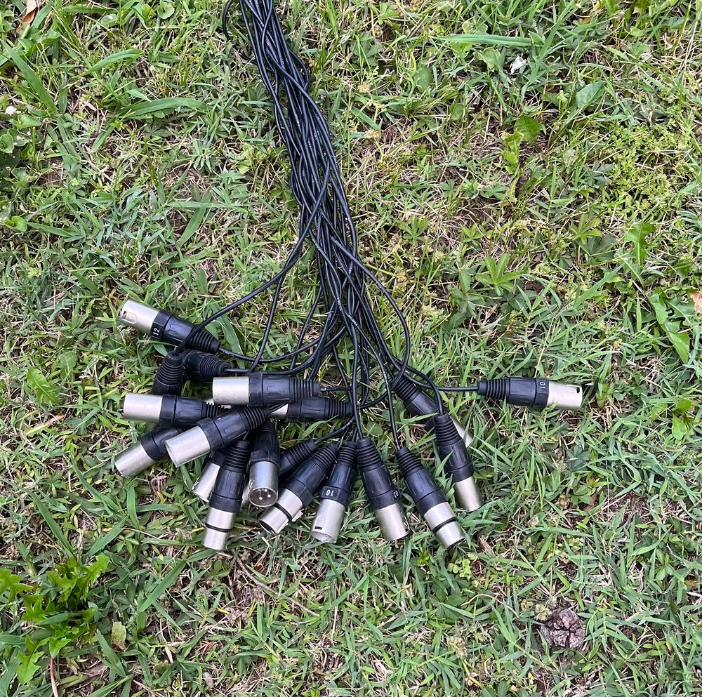 BOITIER DE SC&Egrave;NE MULTIPAIRE 16 ENTR&Eacute;ES 4 SORTIES XLR 30 M Audio et hifi