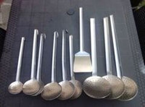   Ecumoires et spatule Lot matériel professionnel de cuisine 