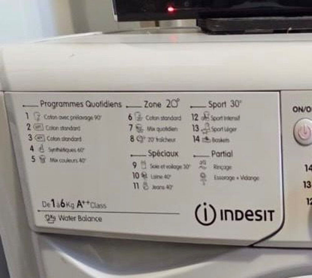 Machine &agrave; laver, Indesit Electroménager