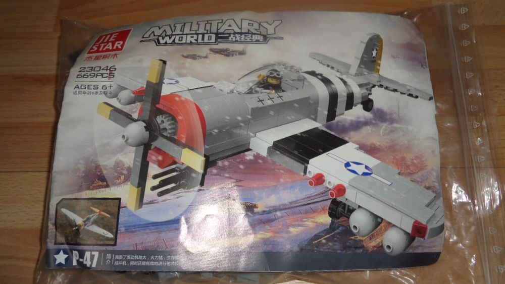 JIE STAR 23046 S&eacute;rie D'avions P-47 Fighter Jeux / jouets