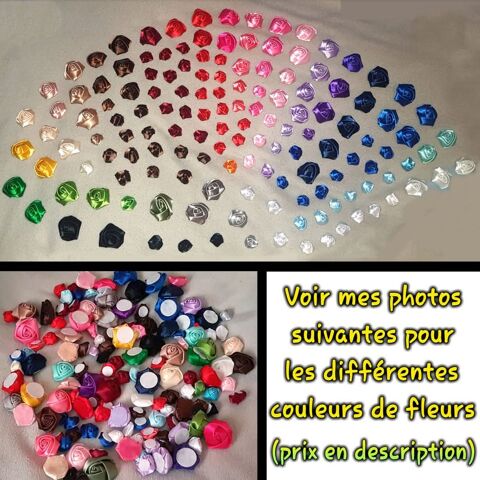 Fleurs en soie, pour cheveux-d�co-habit 19 N�mes (30)