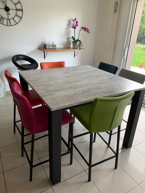 Table haute (allonge incorporée) et tabourets 0 Vendin-le-Vieil (62)