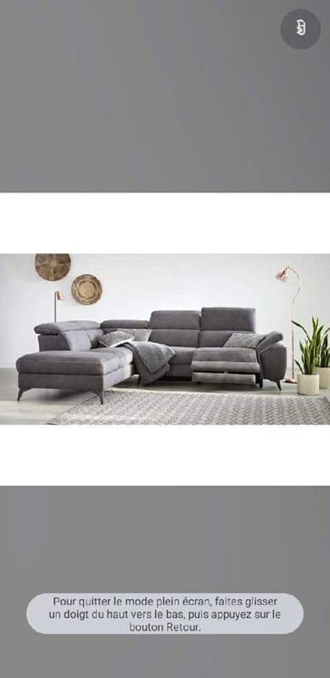 Canap d'angle avec relax lectrique neuf 0 Ermont (95)