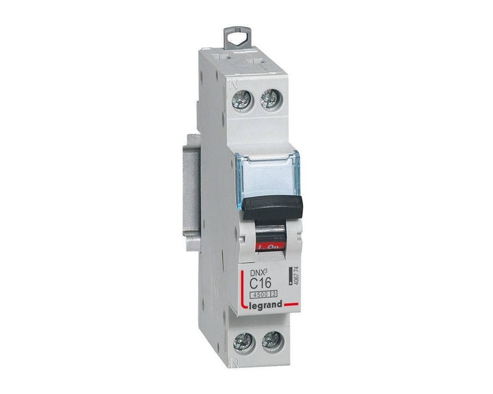 Disjoncteur Phase+Neutre DNX&sup3;4500 6kA LEGRAND Bricolage