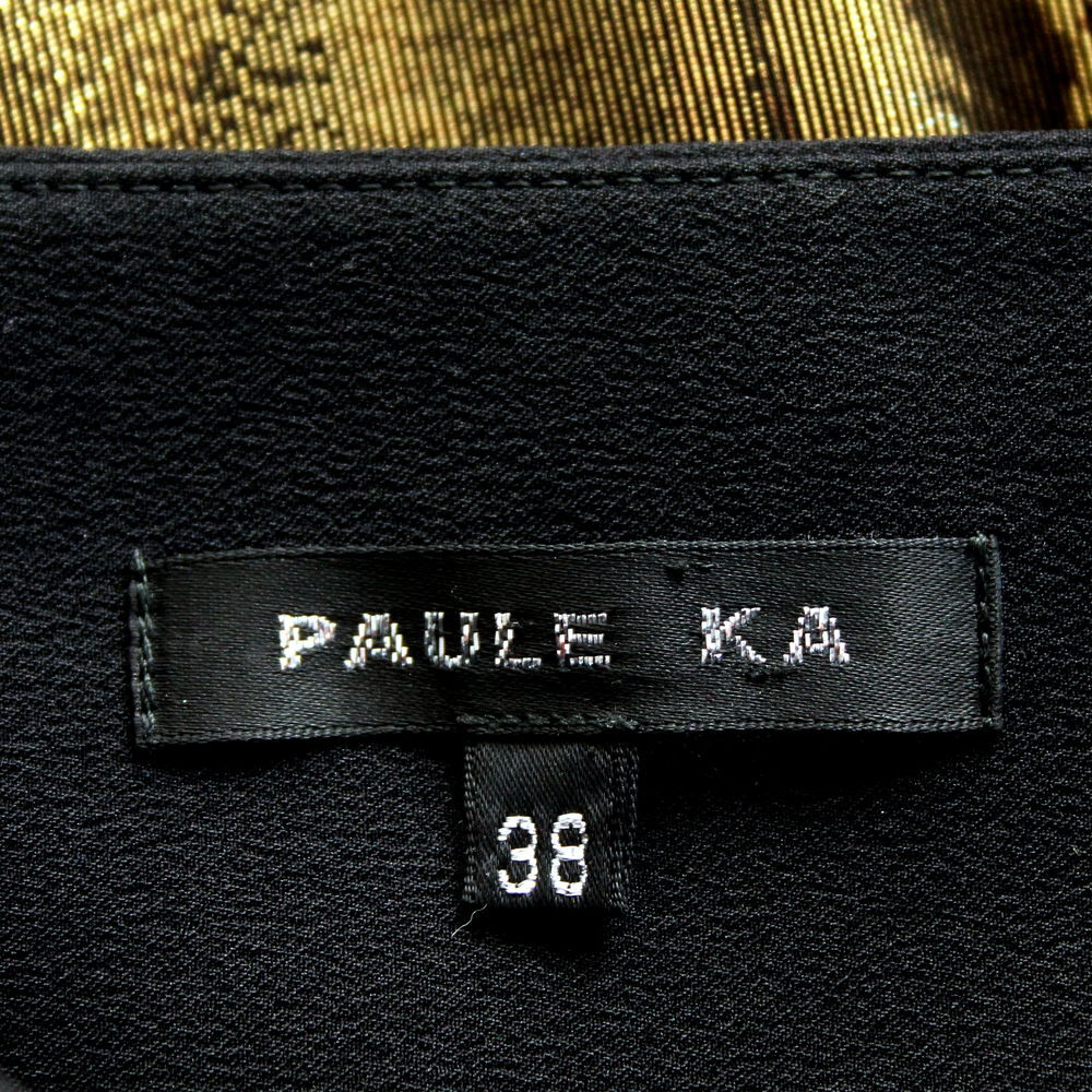 Robe longue lam&eacute; or PAULE KA T.38 Fr Vêtements