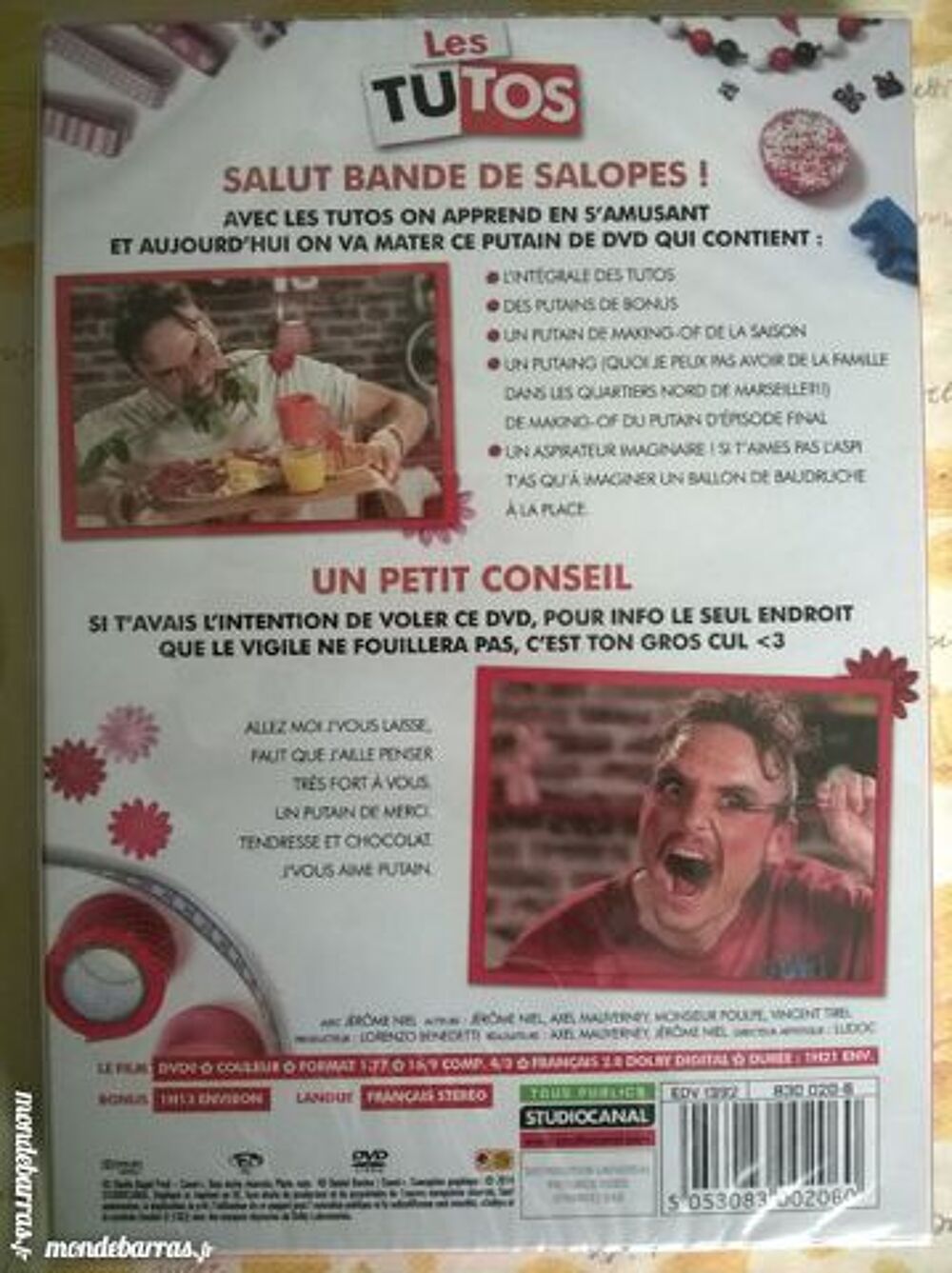 DVD Les Tutos - Studiocanal - NEUF DVD et blu-ray
