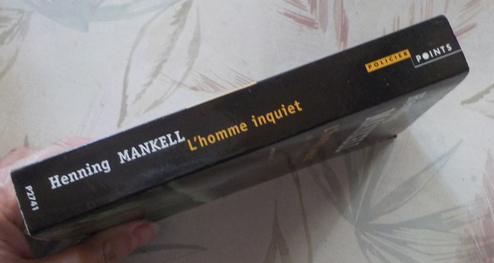 L'HOMME INQUIET de Henning MANKELL Ed. Sonatine Points Livres et BD