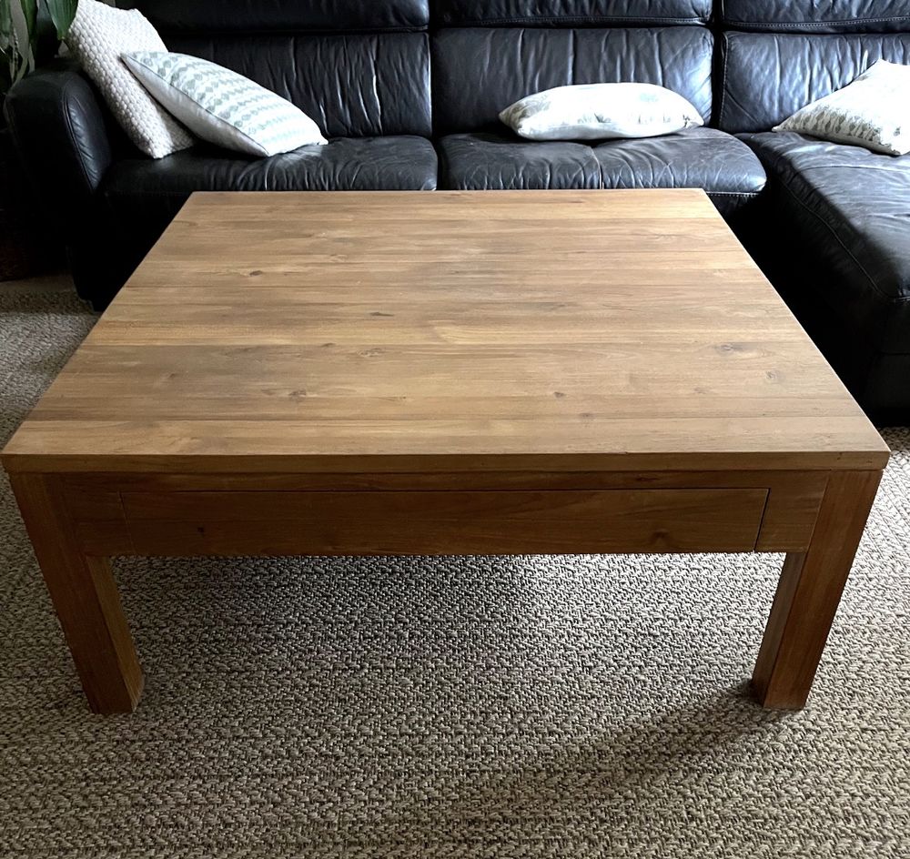 Table basse en teck massif Meubles