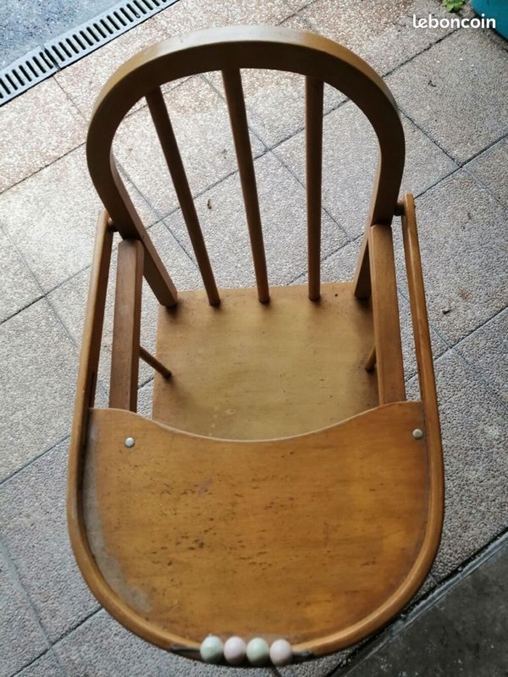 Chaise de table vintage bois Décoration