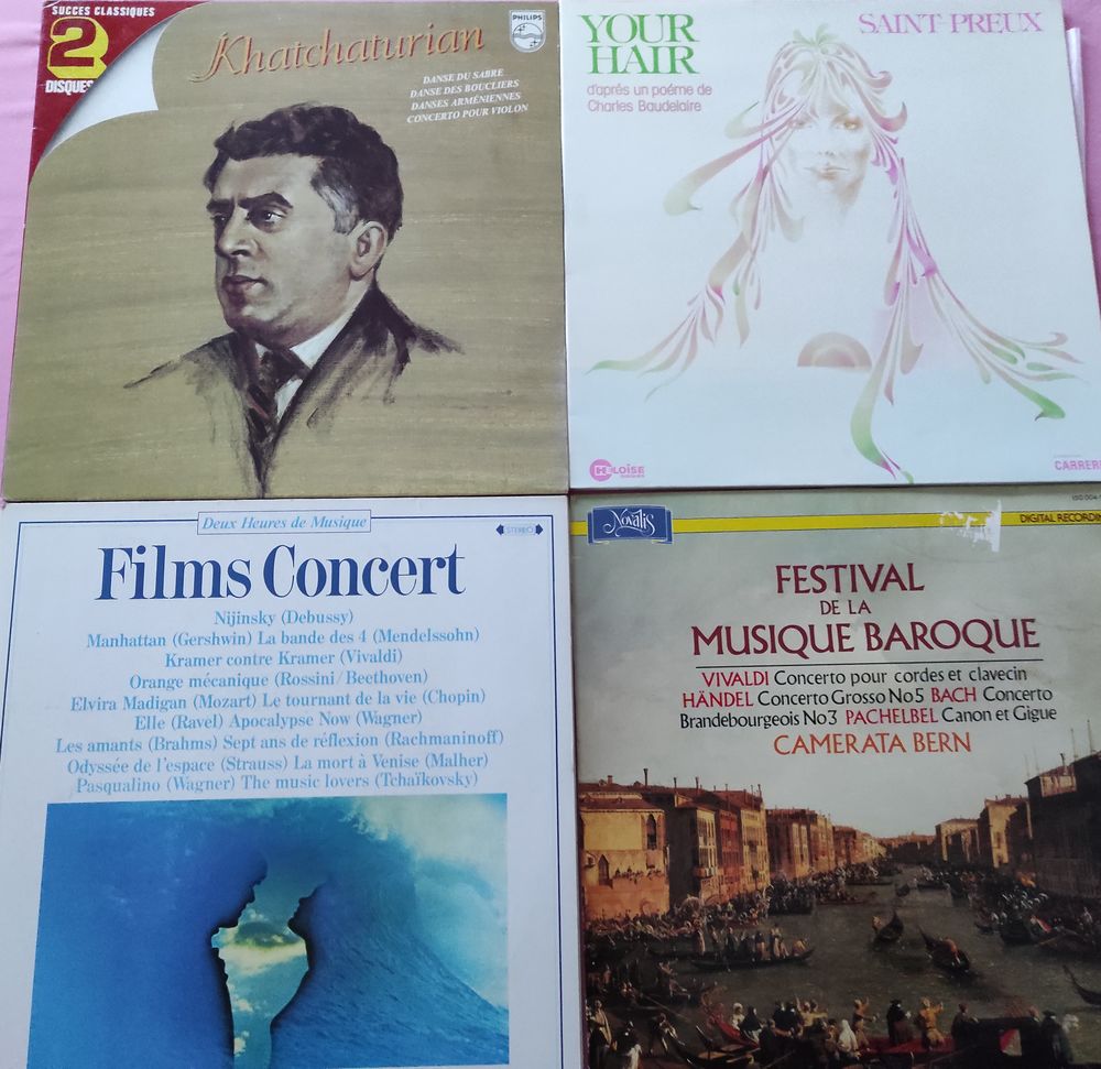 DISQUES 33T VINYLS : KH.SP.FC.MBq CD et vinyles