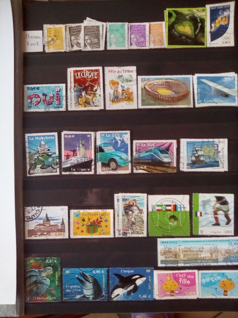 Timbres France 2002 obli 
