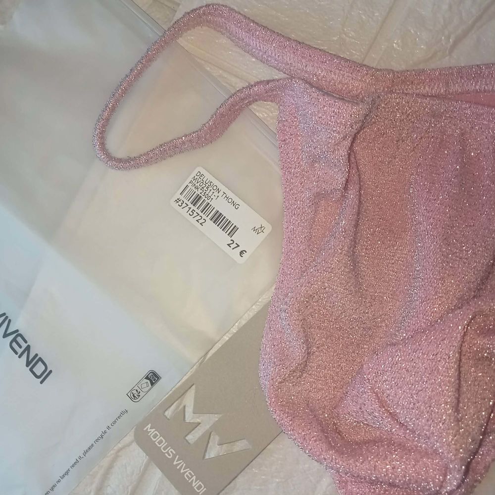"&nbsp;Ma collection Priv&eacute;e&nbsp;: String rose en r&eacute;sille pour homme Vêtements
