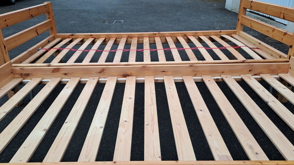Un lit simple Flexa et son lit gigogne 90x200 Meubles