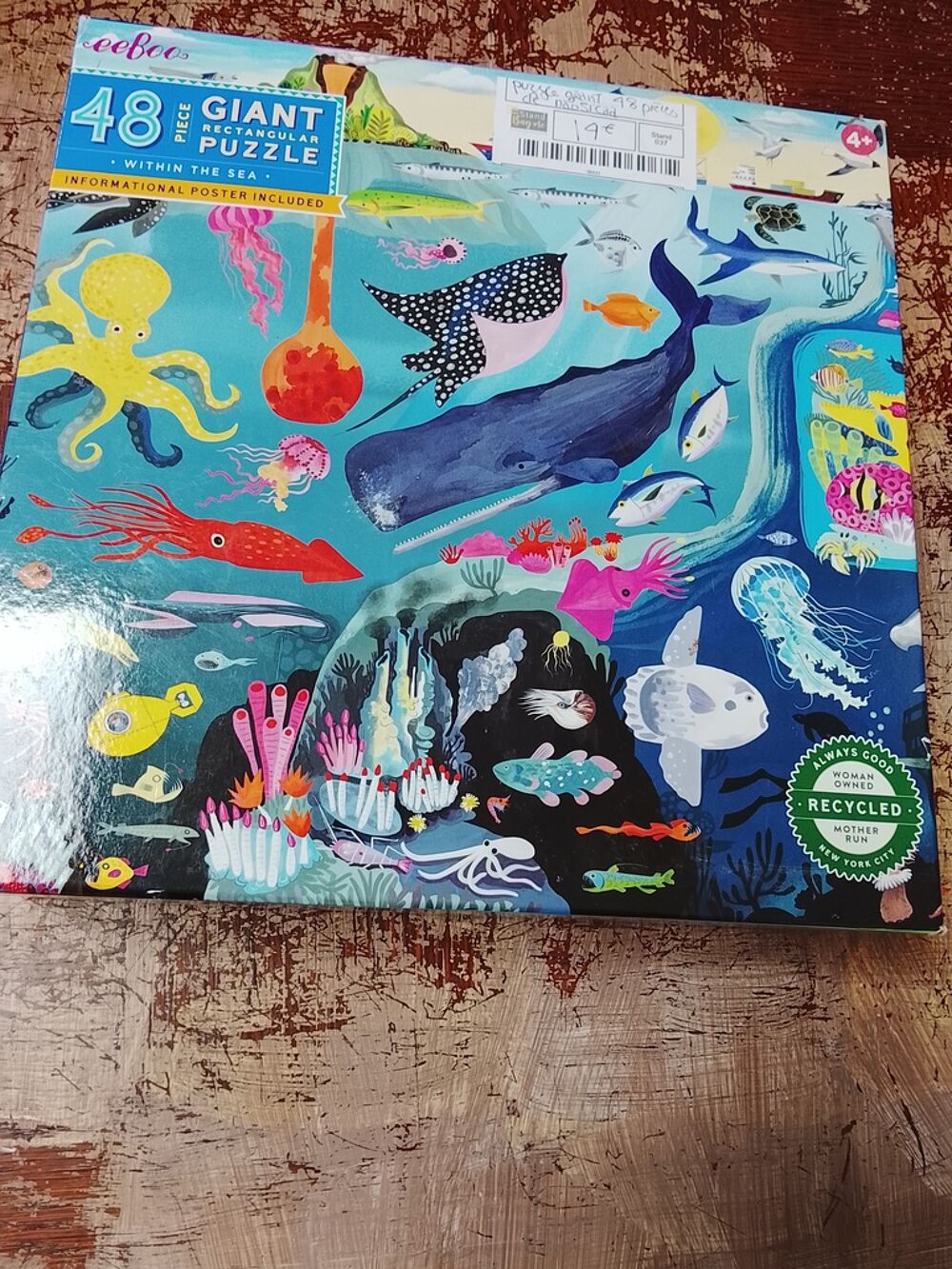 Puzzle 48 pi&egrave;ces th&egrave;me mer Jeux / jouets