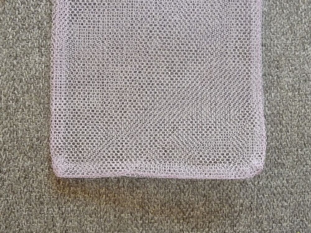 Pochette/ Etui &agrave; Lunettes en Tulle Violet avec 2 Rubans-Neuf Bijoux et montres