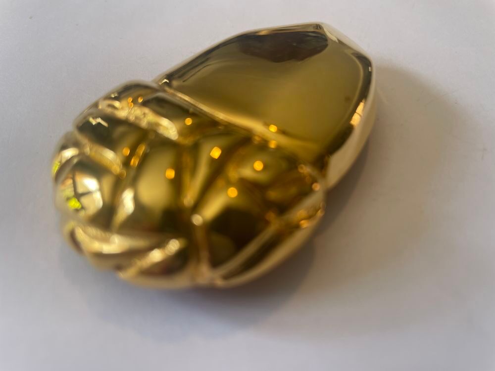 Superbe Broche gland GM dor&eacute;e Ines de La Fressange Bijoux et montres
