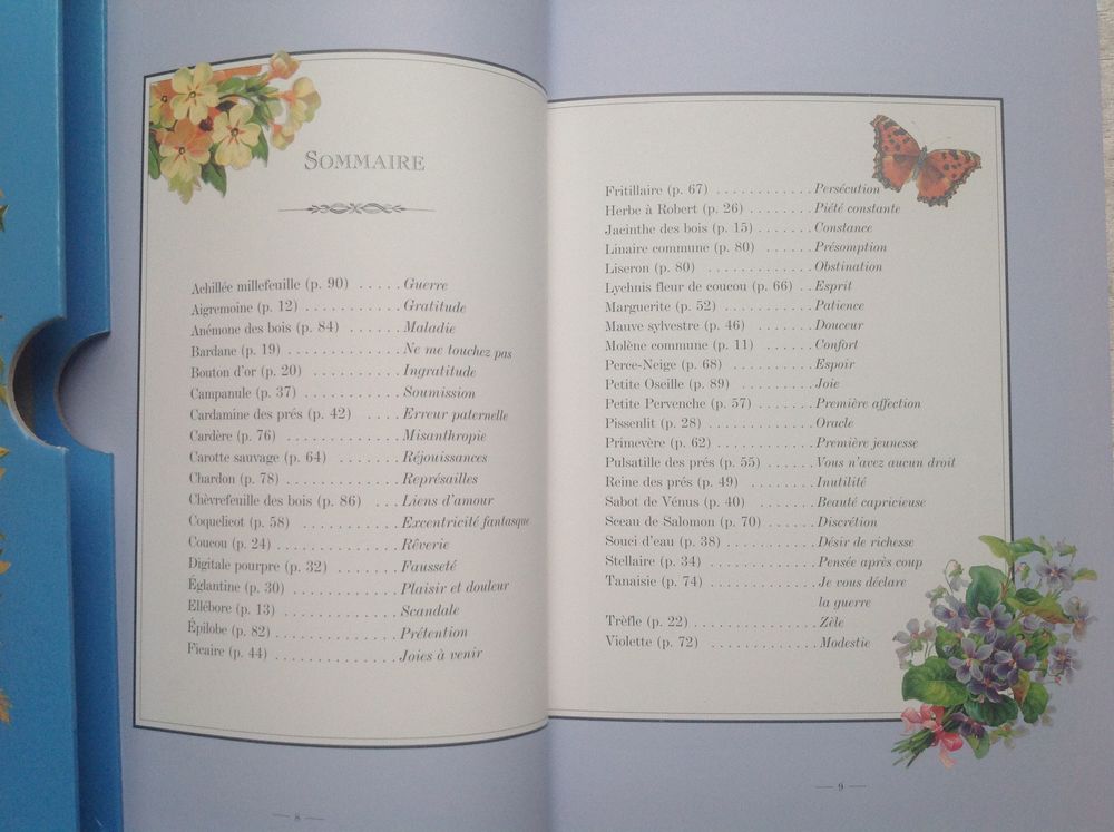 LE LANGAGE DES FLEURS SAUVAGES Livres et BD