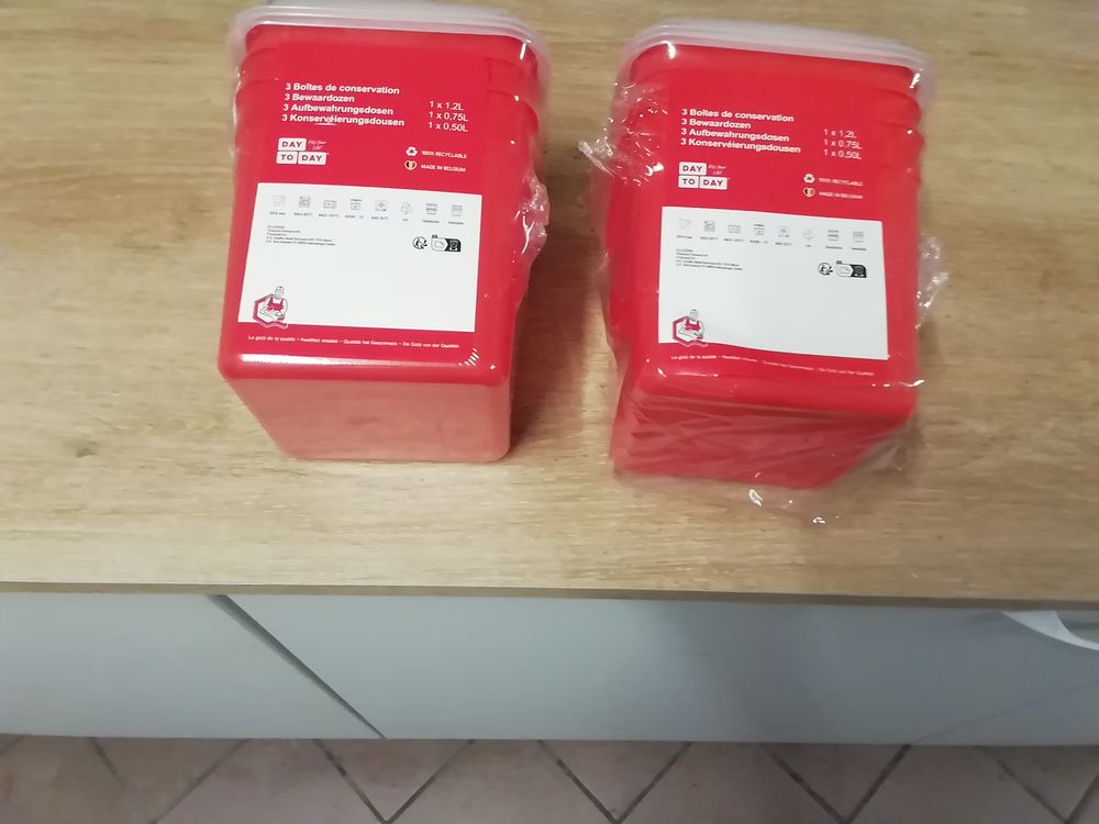 Boites alimentaires neuves qualit&eacute; Henri Boucher. Cuisine