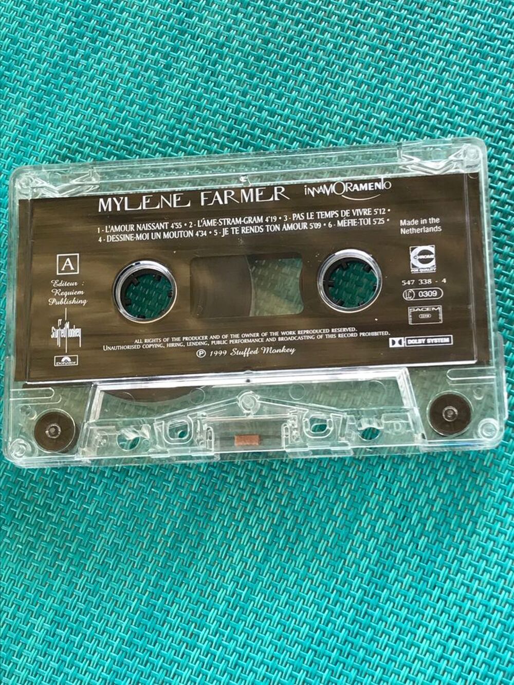 Myl&egrave;ne Farmer Cassette Audio Innamoramento CD et vinyles