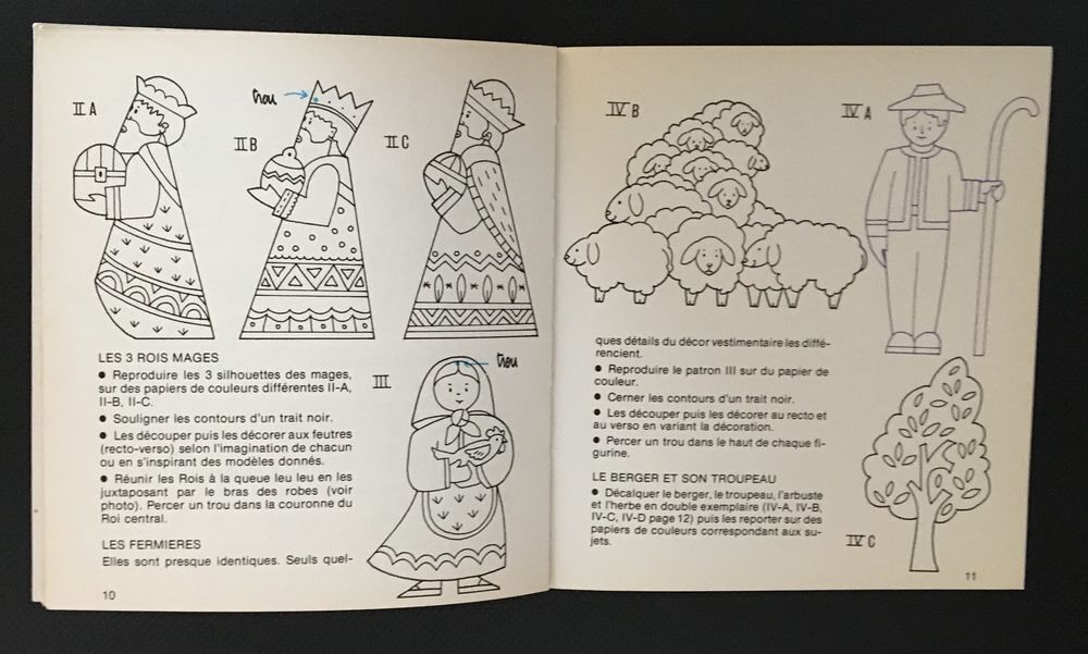 CRECHES Mod&egrave;les &agrave; R&eacute;aliser Fleurus Id&eacute;e Jeux / jouets