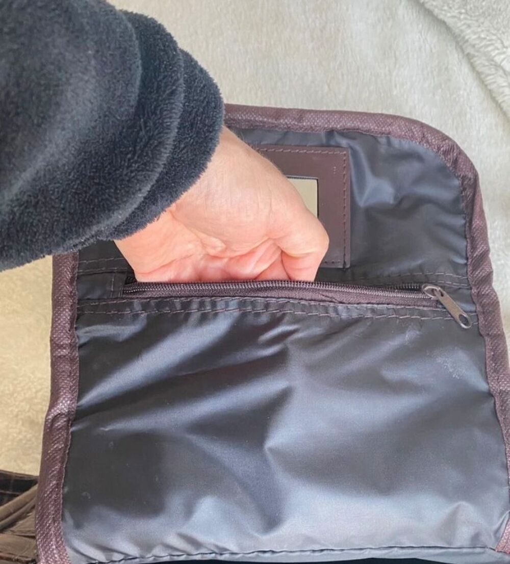 Ensemble bagages : Valise &agrave; roulettes et sac assorti en PVC Maroquinerie