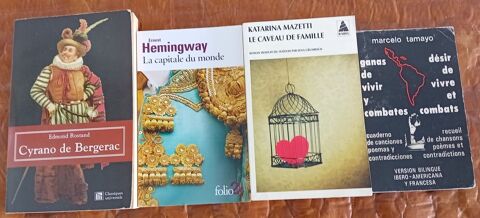 4 Livres de Poche d'Ecrivains Divers 4 Saint-Dizier (52)