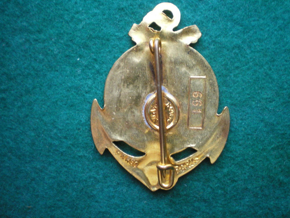 Insigne colonial - 23&deg; Bataillon d'infanterie marine 3&deg;Cie. 