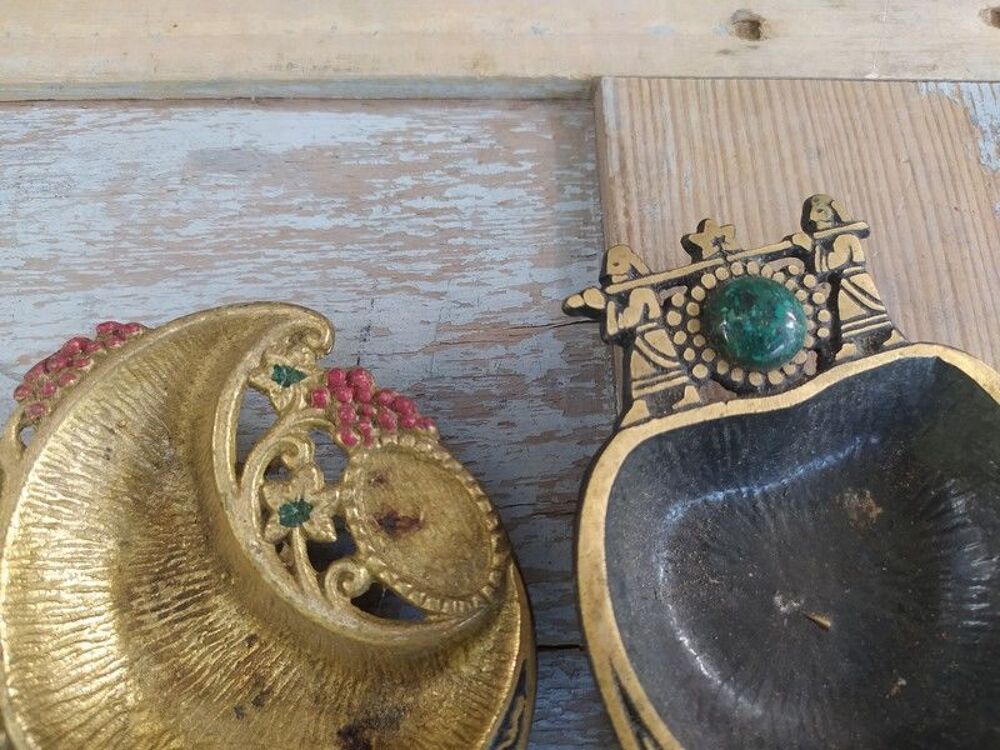 Cendriers Bronze ou Laiton Shalom Jerusalem Oriental Juda&iuml;ca 