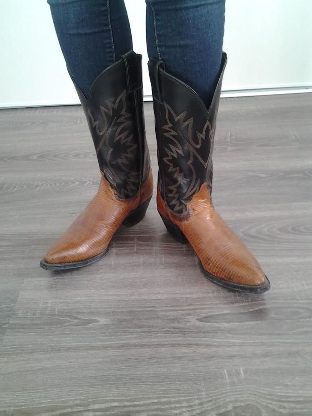 3 paires Botte Santiag Justin Chaussures