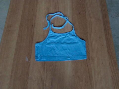 Crop top, d�bardeur, Turquoise, 12�ans (150�cm) TBE 3 Bagnolet (93)