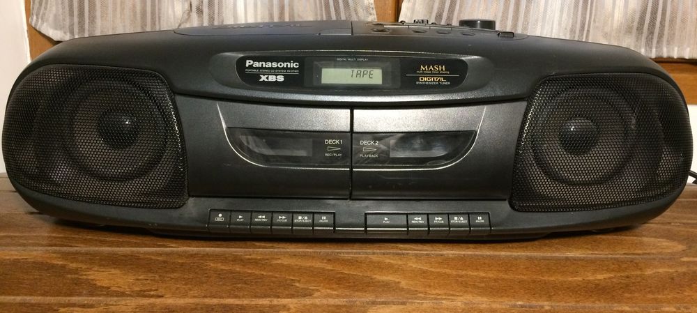 Radio CD double K7 Panasonic RX-DT401 XBS Audio et hifi