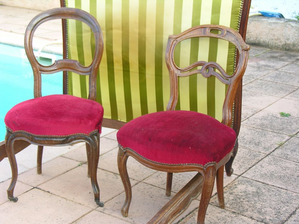 Lot de 2 chaises deco Décoration