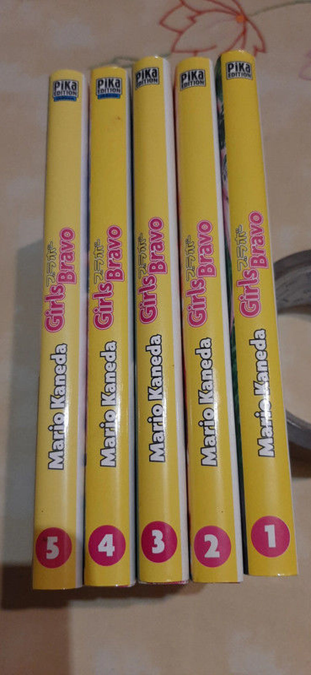 LOT de 5 tomes Girls Bravo Tome 1 2 3 4 5 Kaneda Mario manga Livres et BD