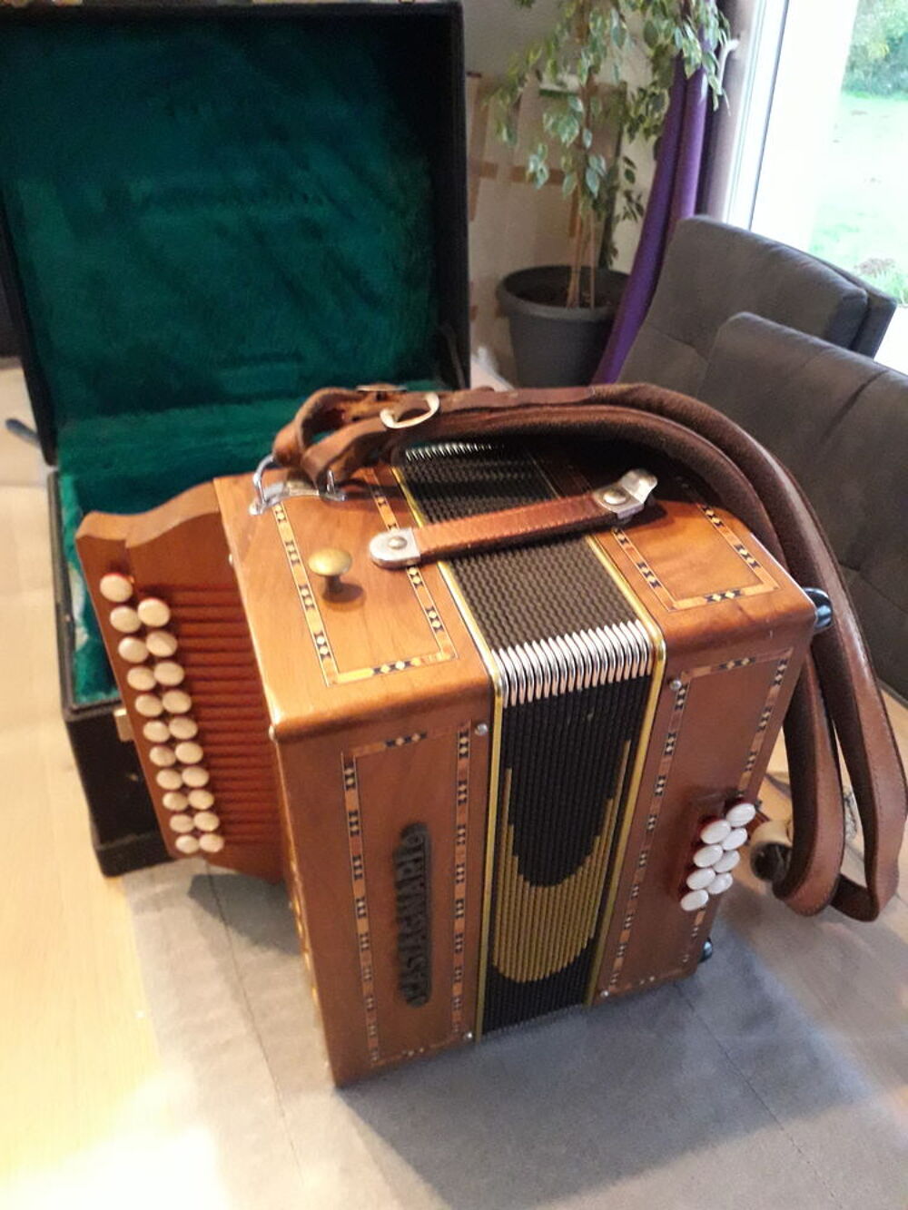 Accord&eacute;on diatonique Castagnari sol/do mod&egrave;le Hascy demi ton Instruments de musique