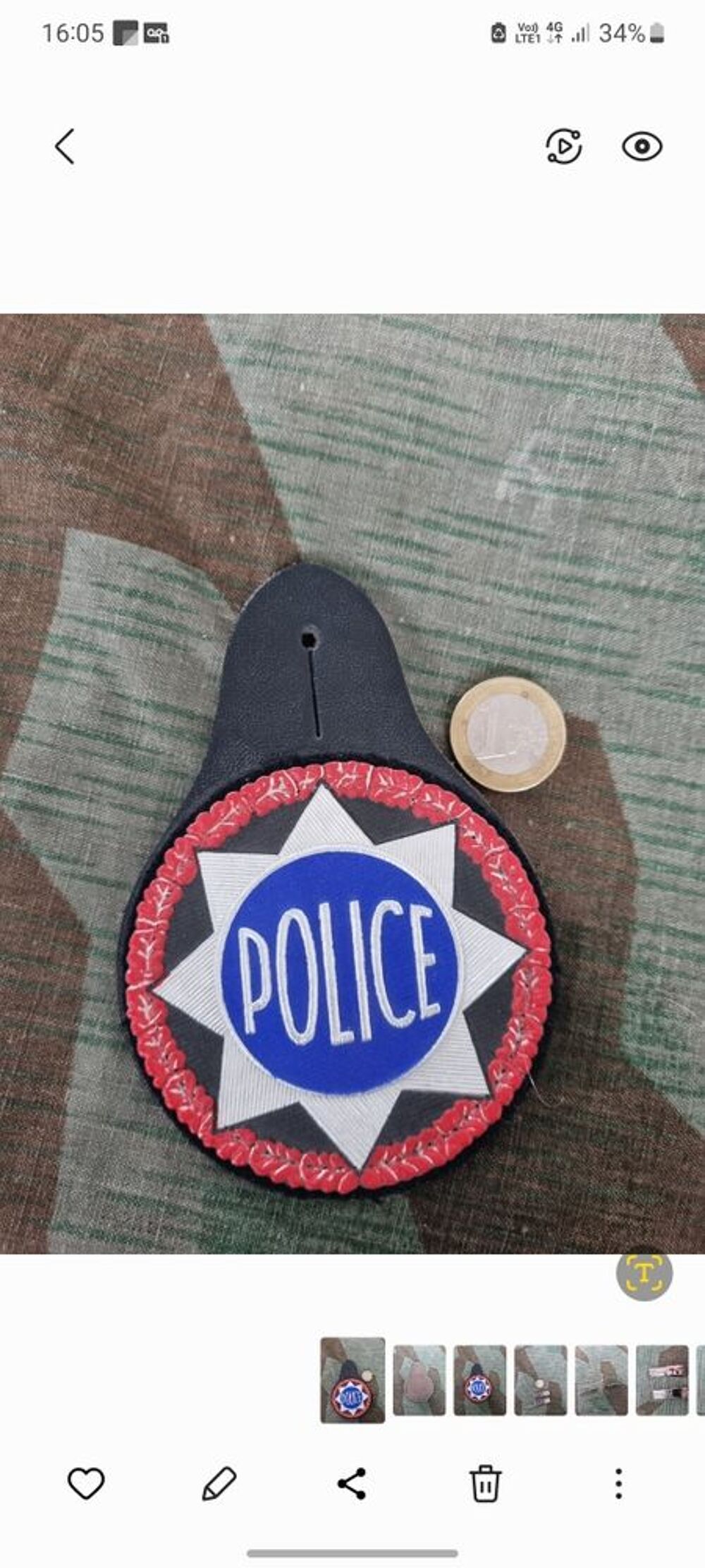MIL/0026 : plaque motard PN 