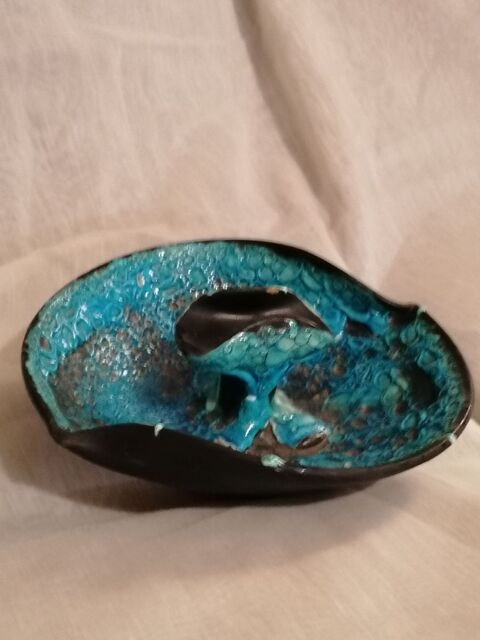 Bougeoir et repose pipe poterie le cyclope Annecy vintage 50 Bezons (95)