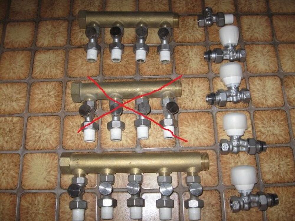 Collecteurs chauffage Bricolage