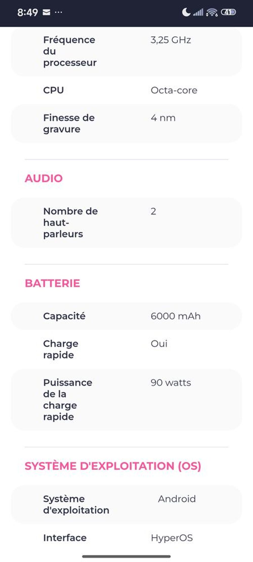 Xiaomi Poco X7 Pro Téléphones et tablettes