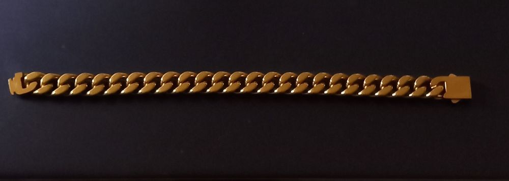GOURMETTE PLAQUE OR Bijoux et montres