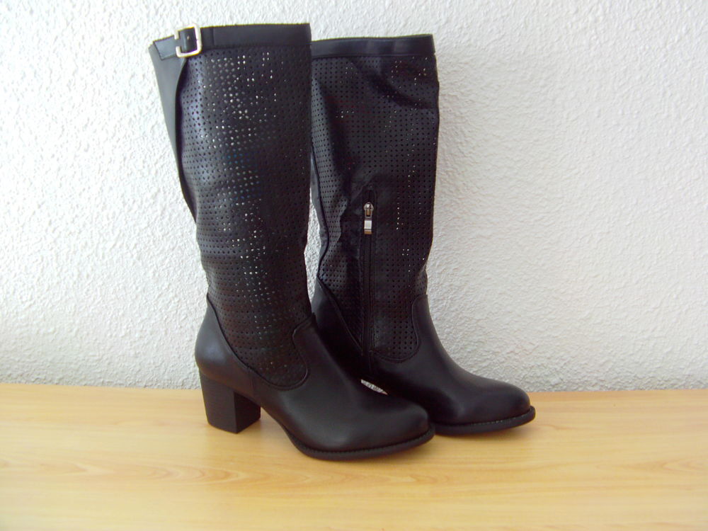 Bottes noire talon pointure 40 Chaussures