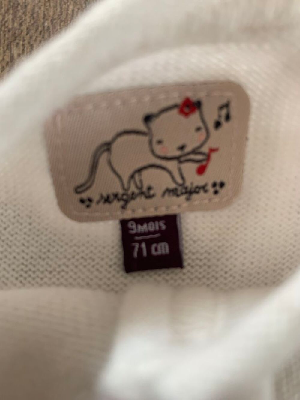 Gilet enfant fille " Sergent major " Vêtements enfants